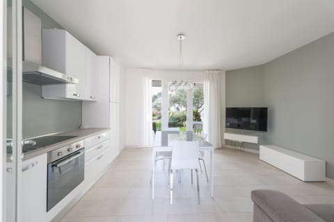 Living room, kitchen