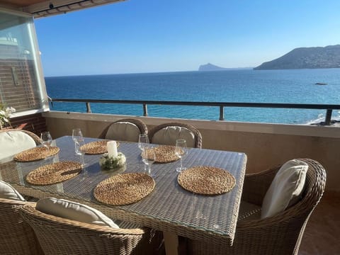 View (from property/room), Balcony/Terrace, Sea view