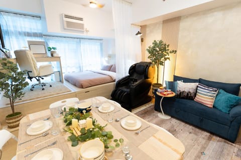 Living room, Seating area, Dining area, Bedroom