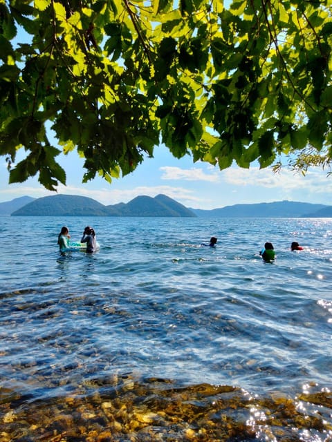 Day, Lake view, children