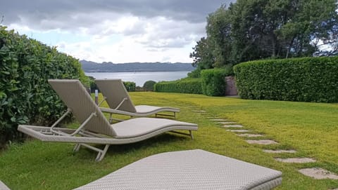 Spring, Natural landscape, Garden, Garden, Balcony/Terrace, Garden view, Sea view, sunbed