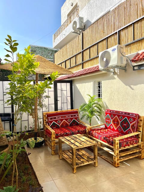 Property building, Garden, View (from property/room), Balcony/Terrace, Seating area, Garden view
