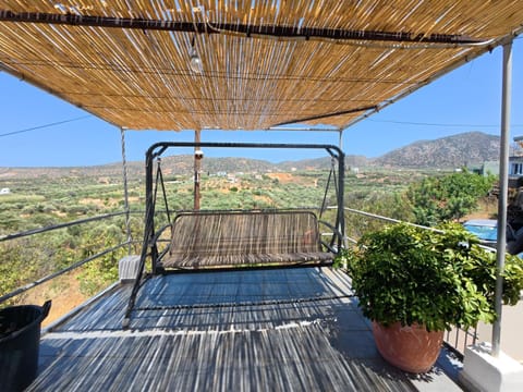 Patio, Day, Natural landscape, Balcony/Terrace, Mountain view
