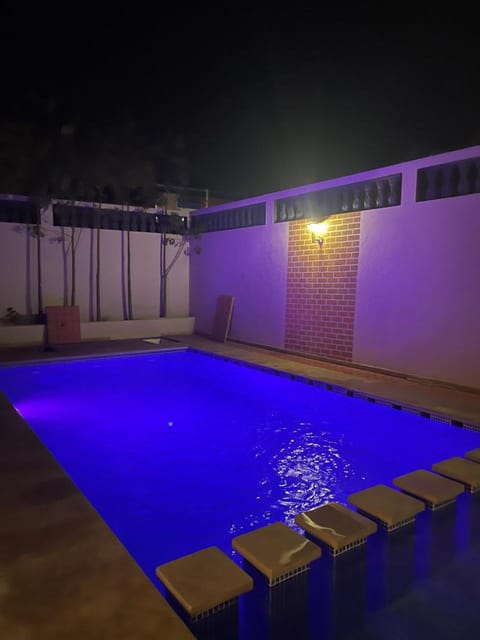 Night, Pool view