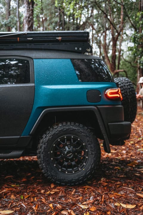 Fully Decked Blue FJ Cruiser! Campground/ 
RV Resort in Wailua