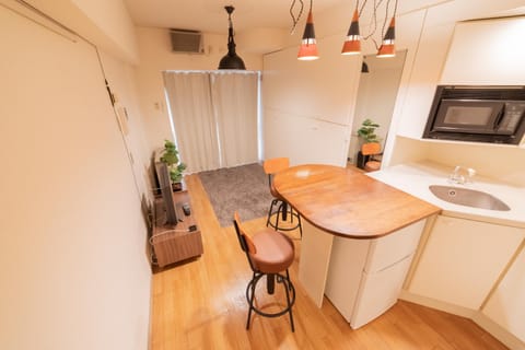 Kitchen or kitchenette, Living room
