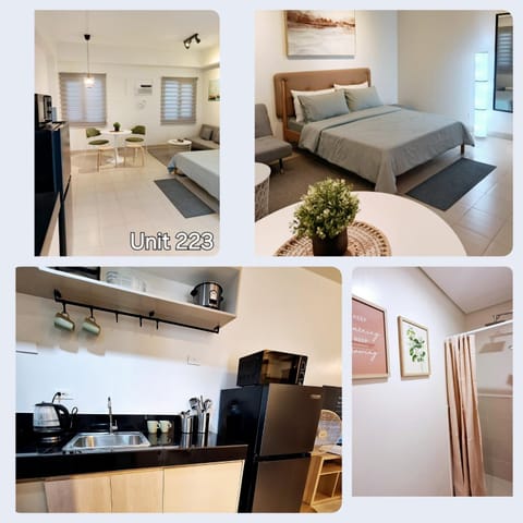 Bed, Kitchen or kitchenette, Living room, Photo of the whole room, Dining area