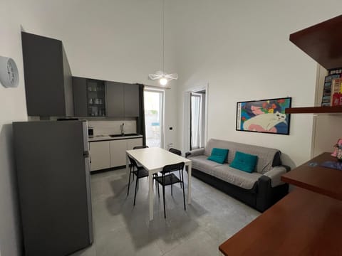 Kitchen or kitchenette, Living room, Dining area