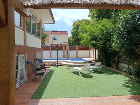 Garden, Swimming pool, sunbed