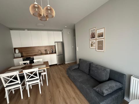 Kitchen or kitchenette, Living room, Dining area