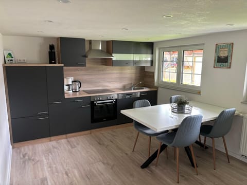 Kitchen or kitchenette, Dining area, stove