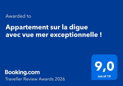 Appartement sur la digue avec vue mer exceptionnelle ! Apartment in Bray-Dunes