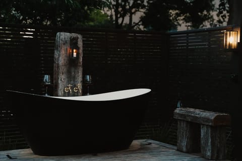 Night, Hot Tub, Bath