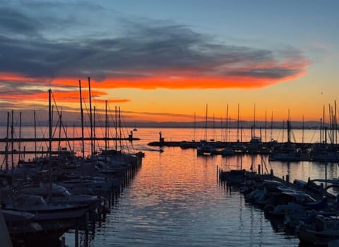 Natural landscape, Sea view, Sunrise, Sunset