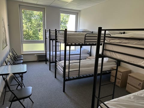 Photo of the whole room, bunk bed