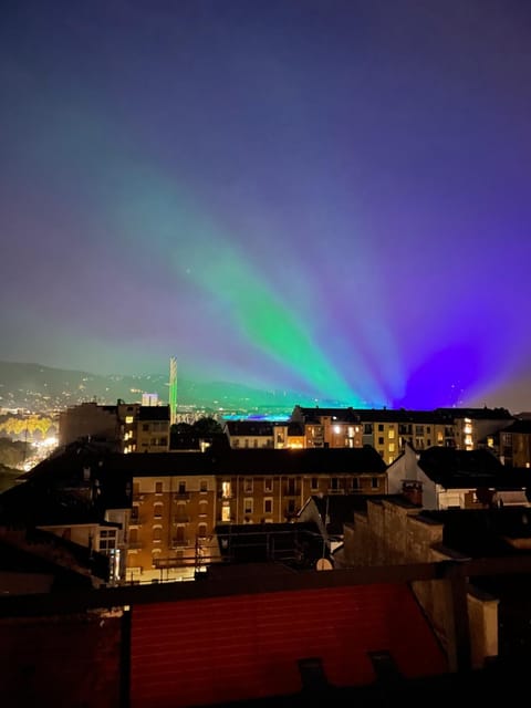 Night, Natural landscape, City view