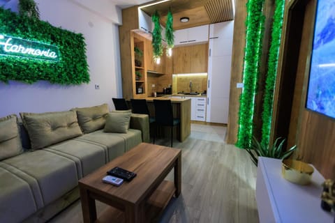 Kitchen or kitchenette, Living room