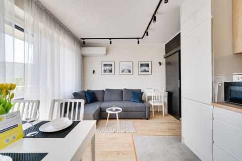 Kitchen or kitchenette, Living room, Seating area