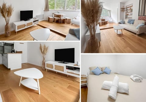 Bed, Living room, Bedroom