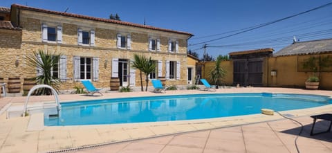 Property building, Patio, Pool view, Swimming pool, sunbed
