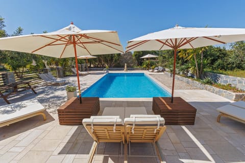 Pool view, Swimming pool, sunbed