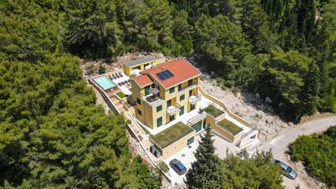 Property building, Day, Neighbourhood, Natural landscape, Bird's eye view