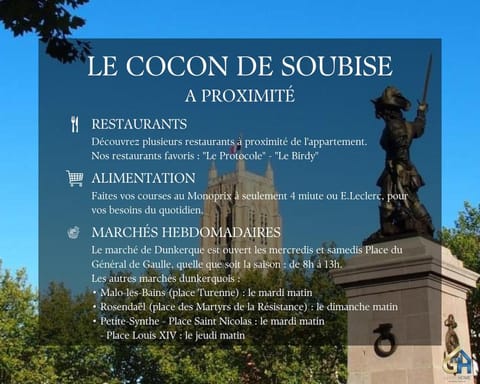 Le Cocon de Soubise - Centre-ville et calme Apartment in Dunkirk