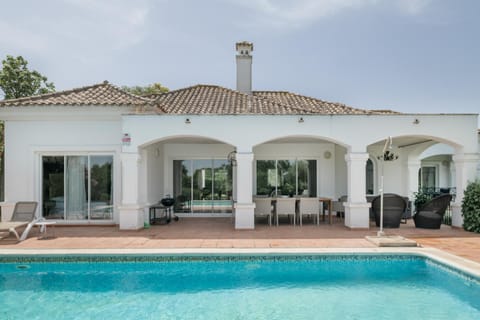 Property building, Living room, Swimming pool