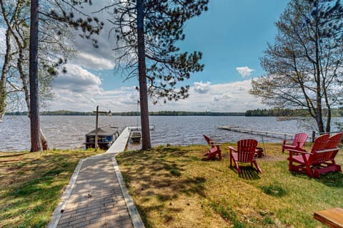 The View on Found Lake House in St Germain