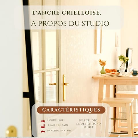 Studio L'ancre Crielloise Apartment in Criel-sur-Mer
