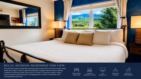 Bed, Golfcourse, Golfcourse, TV and multimedia, Bedroom, Mountain view, Mountain view
