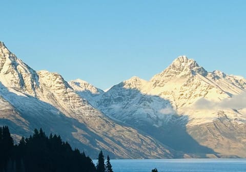 Natural landscape, Winter, Lake view, Mountain view