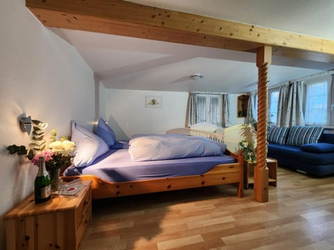 Property building, Living room, Bedroom