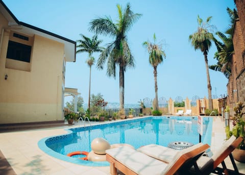 Patio, Pool view, Swimming pool