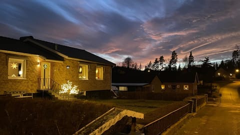Property building, Night, Neighbourhood, Street view