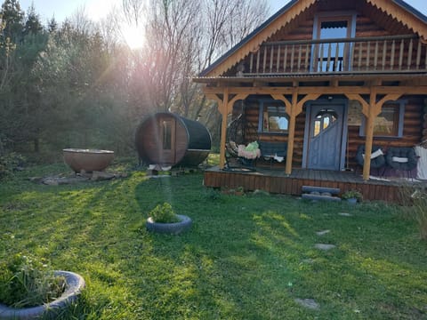 Property building, Sauna, Garden view
