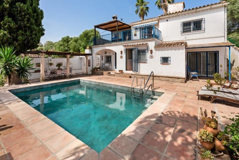 Property building, Living room, Swimming pool