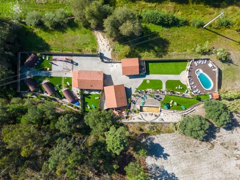 Property building, Natural landscape, Bird's eye view