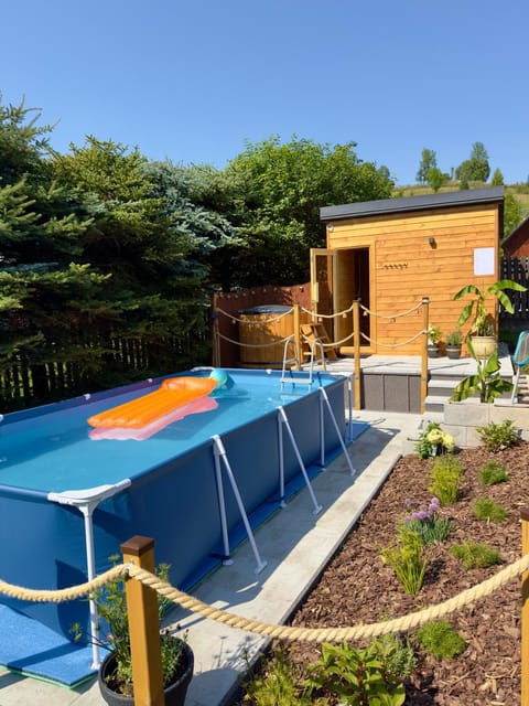 Day, Garden, Sauna, Garden view, Pool view, Swimming pool