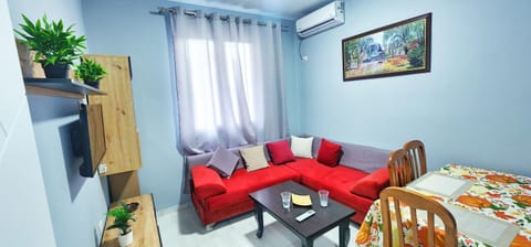 Living room, air conditioner