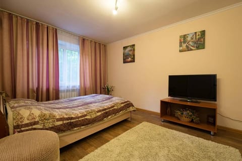 Bed, Day, TV and multimedia, Living room, Photo of the whole room, Bedroom
