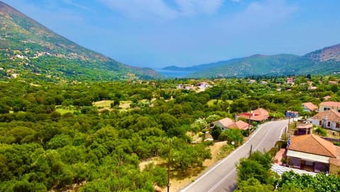 Spring, Natural landscape, Bird's eye view, Mountain view, Sea view