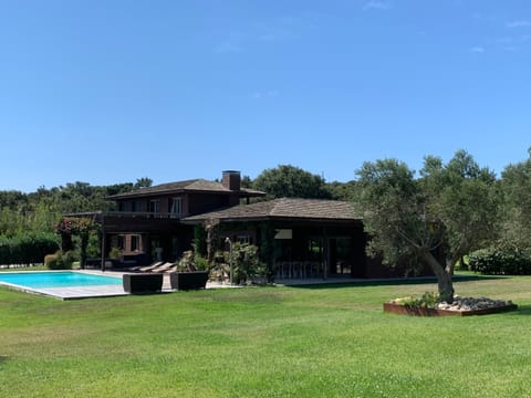 Property building, Spring, Day, Natural landscape, Garden, Garden view, Pool view, Swimming pool, sunbed