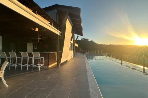 Natural landscape, Balcony/Terrace, Pool view, Swimming pool, Sunrise, Sunset, sunbed