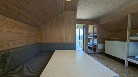 Bed, Living room, Seating area