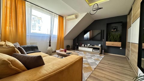 TV and multimedia, Living room, Seating area, Evening entertainment, air conditioner