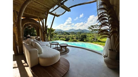 View (from property/room), Living room, Pool view