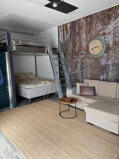 Loft style big studio for 2-4 in Pikku Huopalahti Apartment in Helsinki
