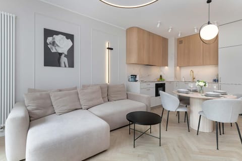 Kitchen or kitchenette, Living room, Seating area