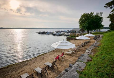 Natural landscape, Beach, Lake view
